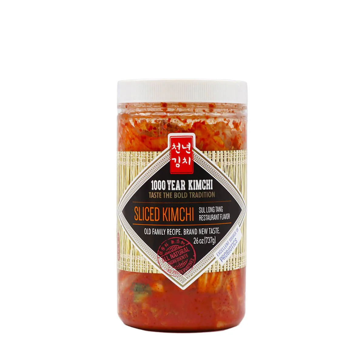 1000 Year Kimchi Sliced Kimchi 26oz
