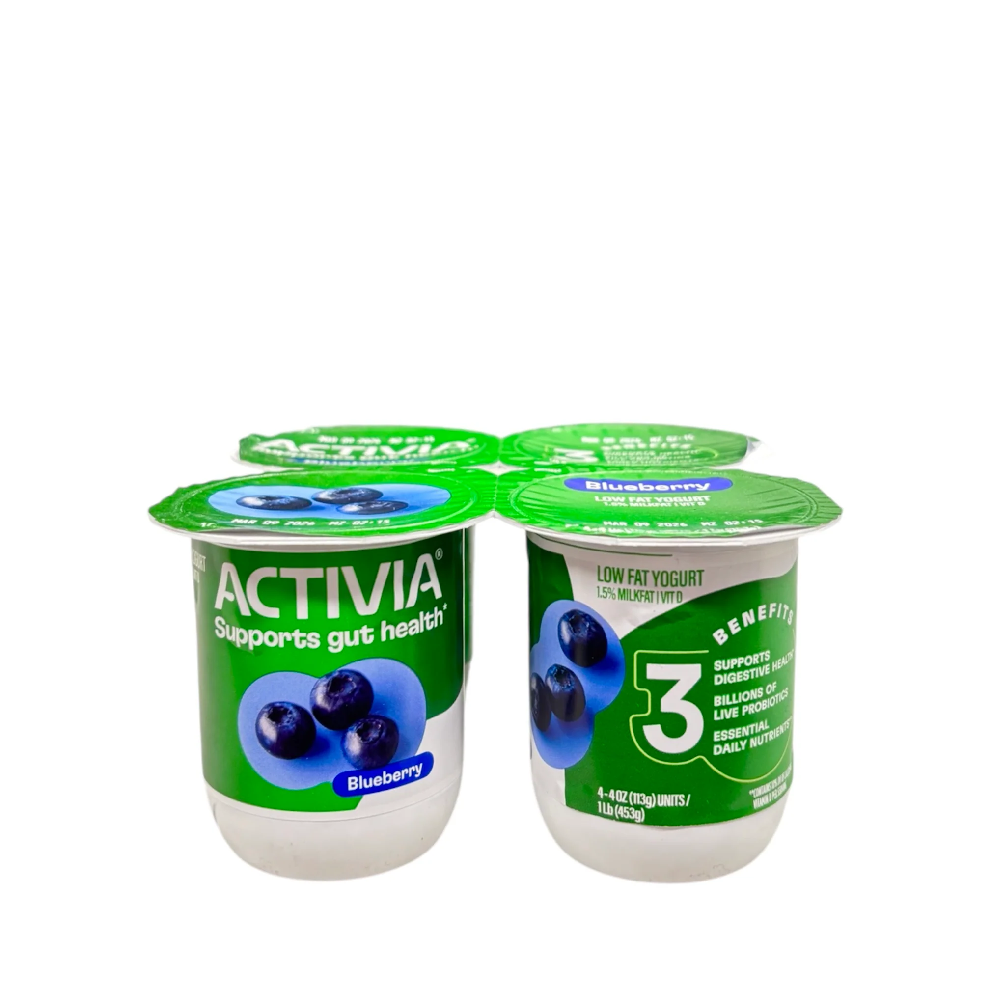 Activia Blueberry 4/4Oz