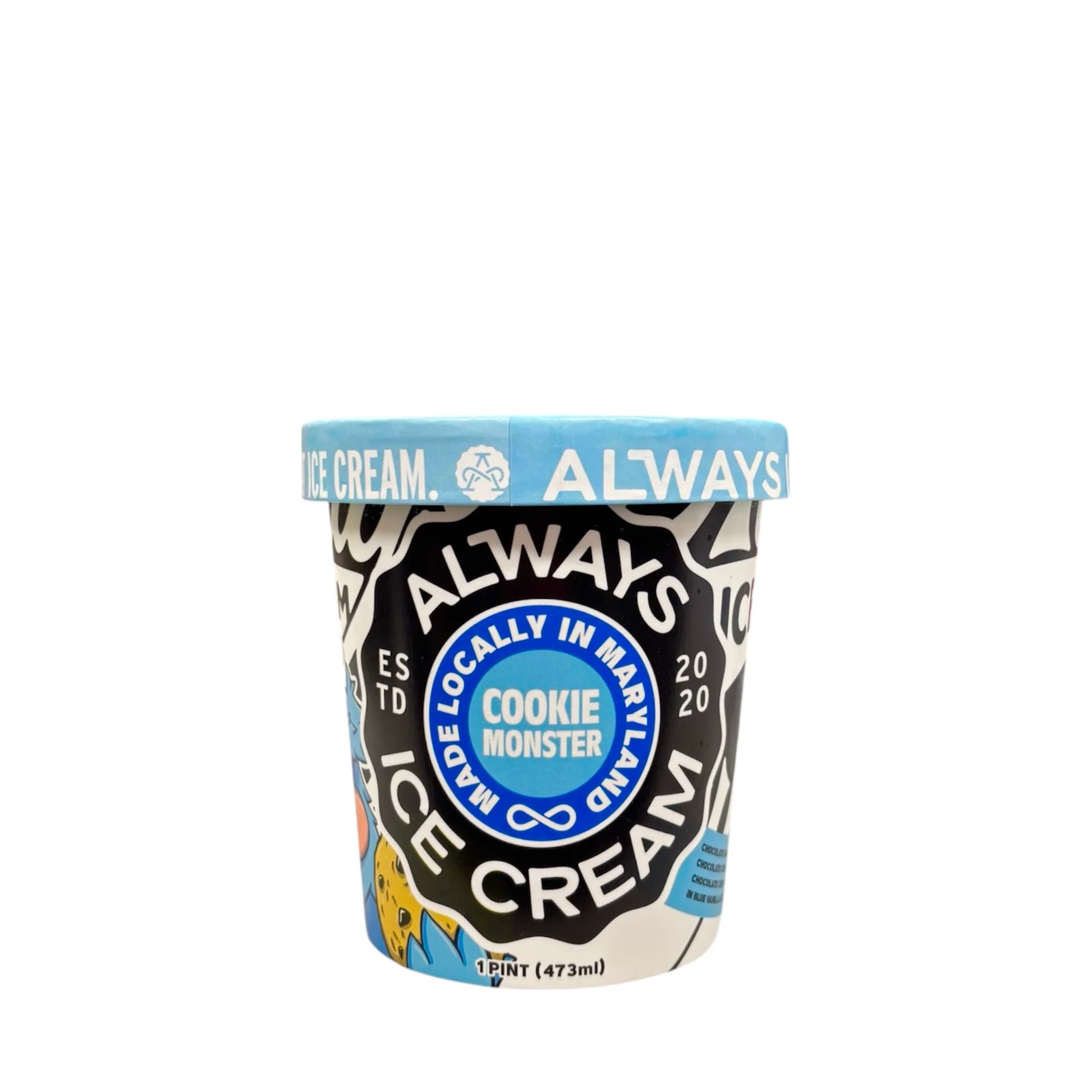 Always Ice Cream Cookie Monster 473Ml