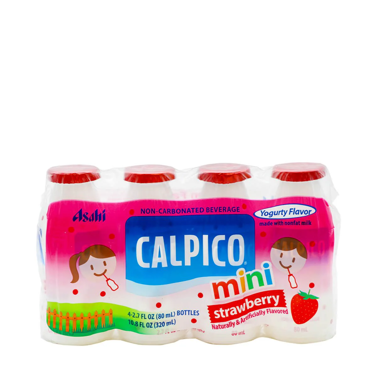 Asahi Calpico Mini Non-Carbonated Beverage Strawberry 10.8fl.oz