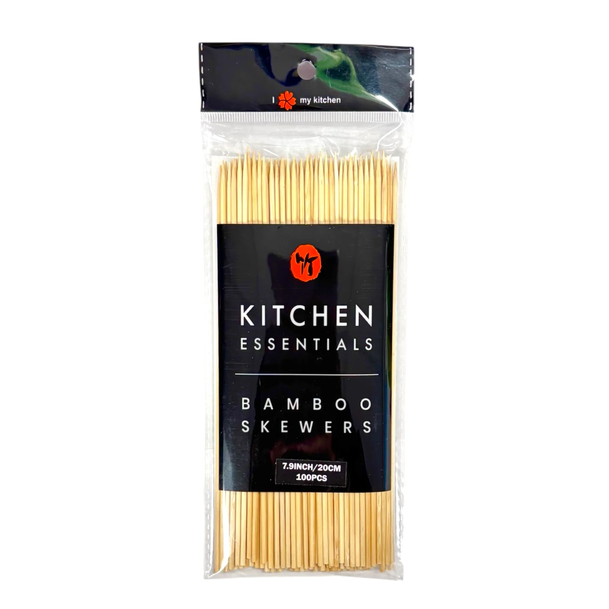 Bamboo Skewers 7.9Inch 100Pcs