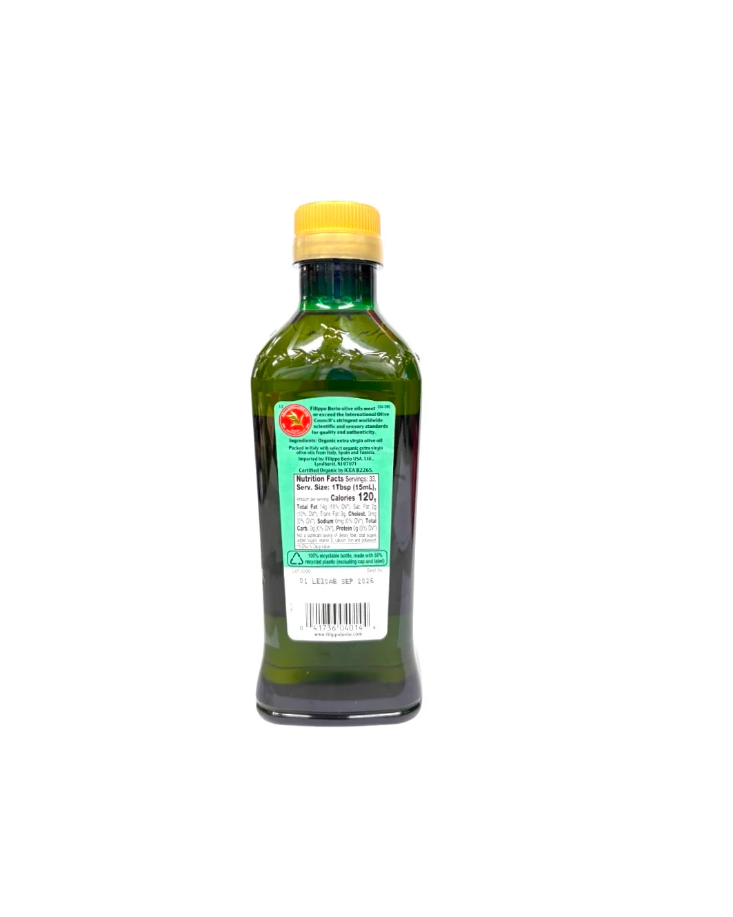 Berio Org Extra Virgin Olive Oil 16.9Oz - Image 2