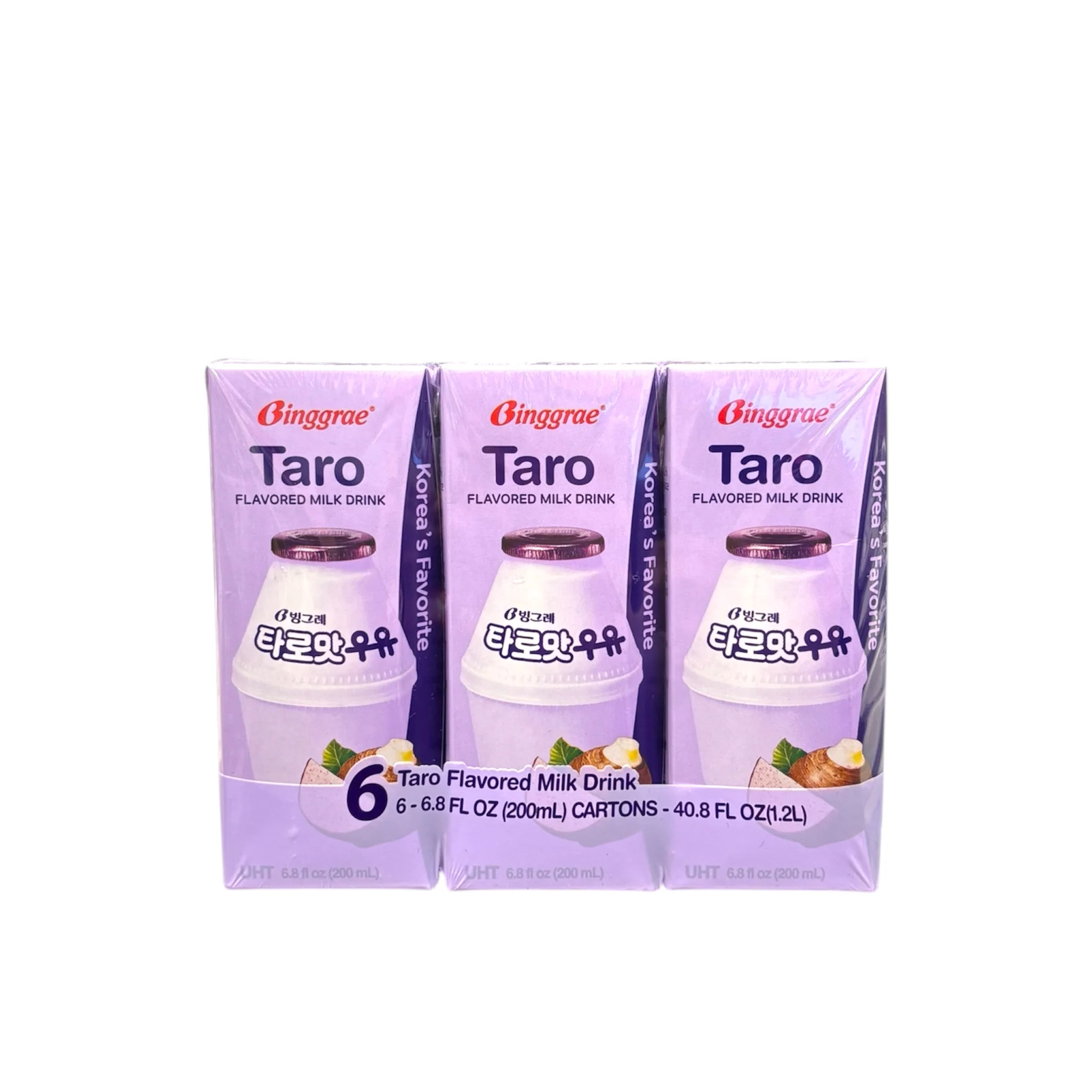 Bgr Taro Flavored Milk Drink 6/200Ml