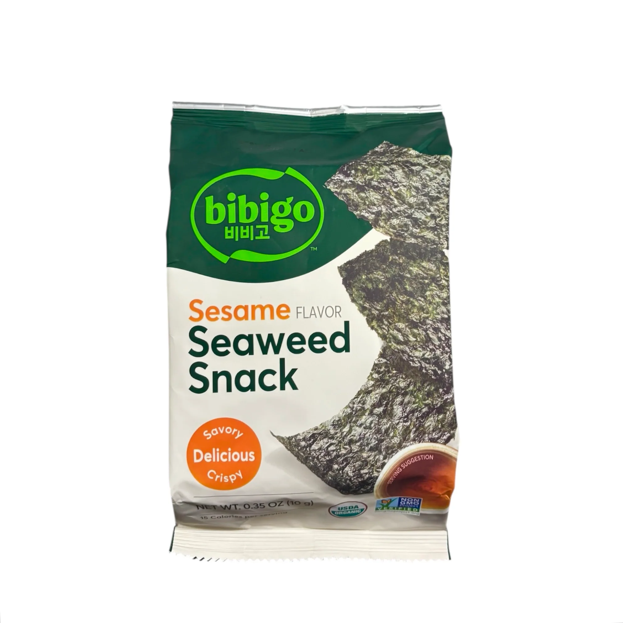 Bibi Organic Seaweed Snack Sesame 0.35Oz