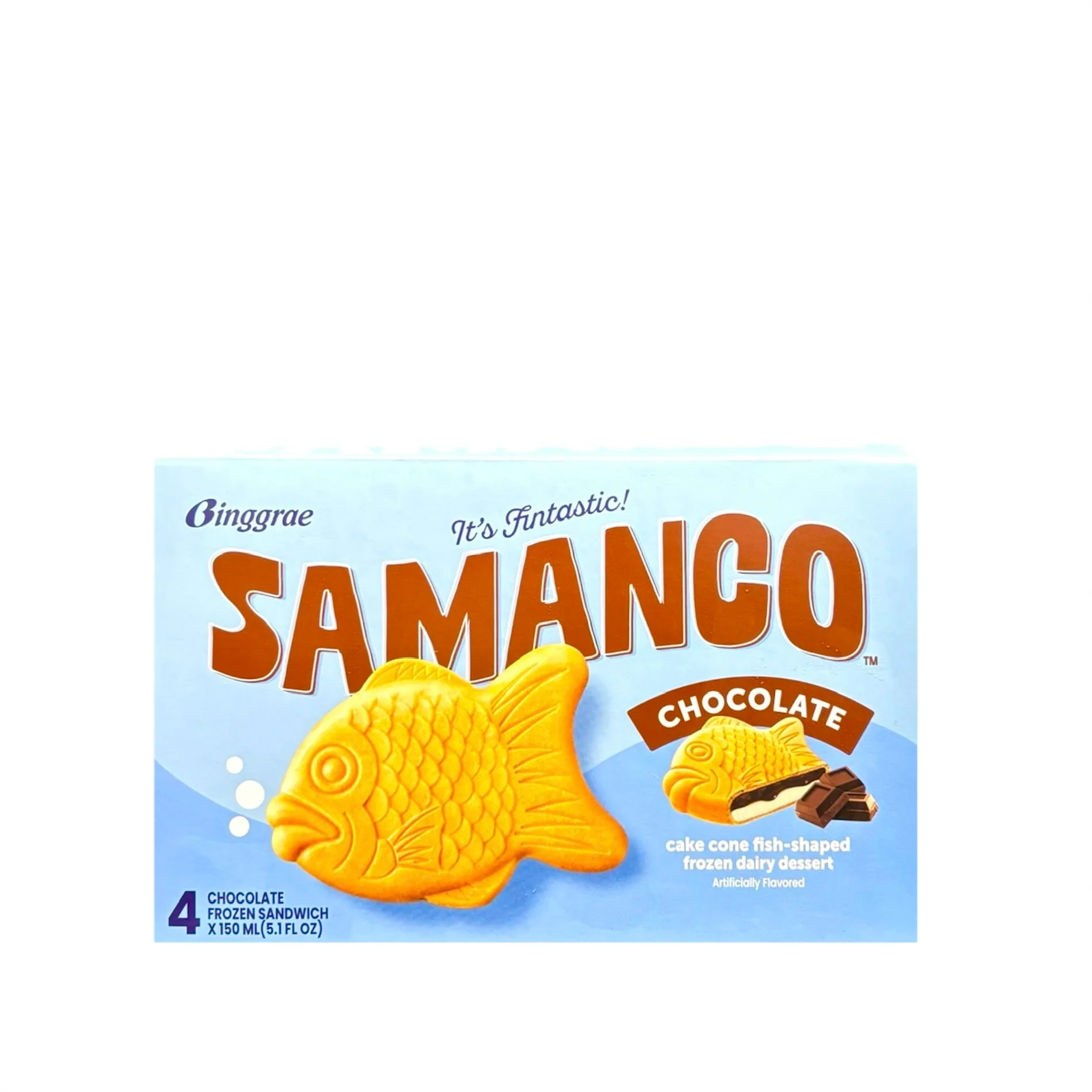 Binggrae Samanco Chocolate 4 x 150ml
