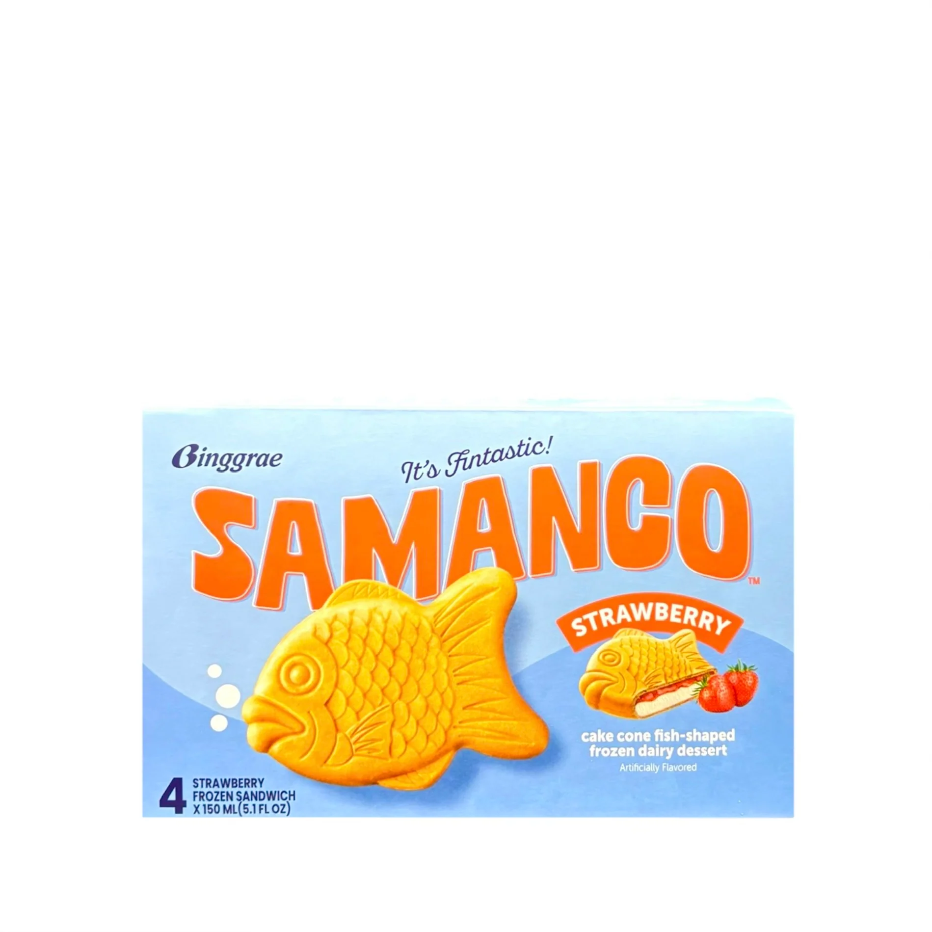 Binggrae Samanco Strawberry 4 x 150ml