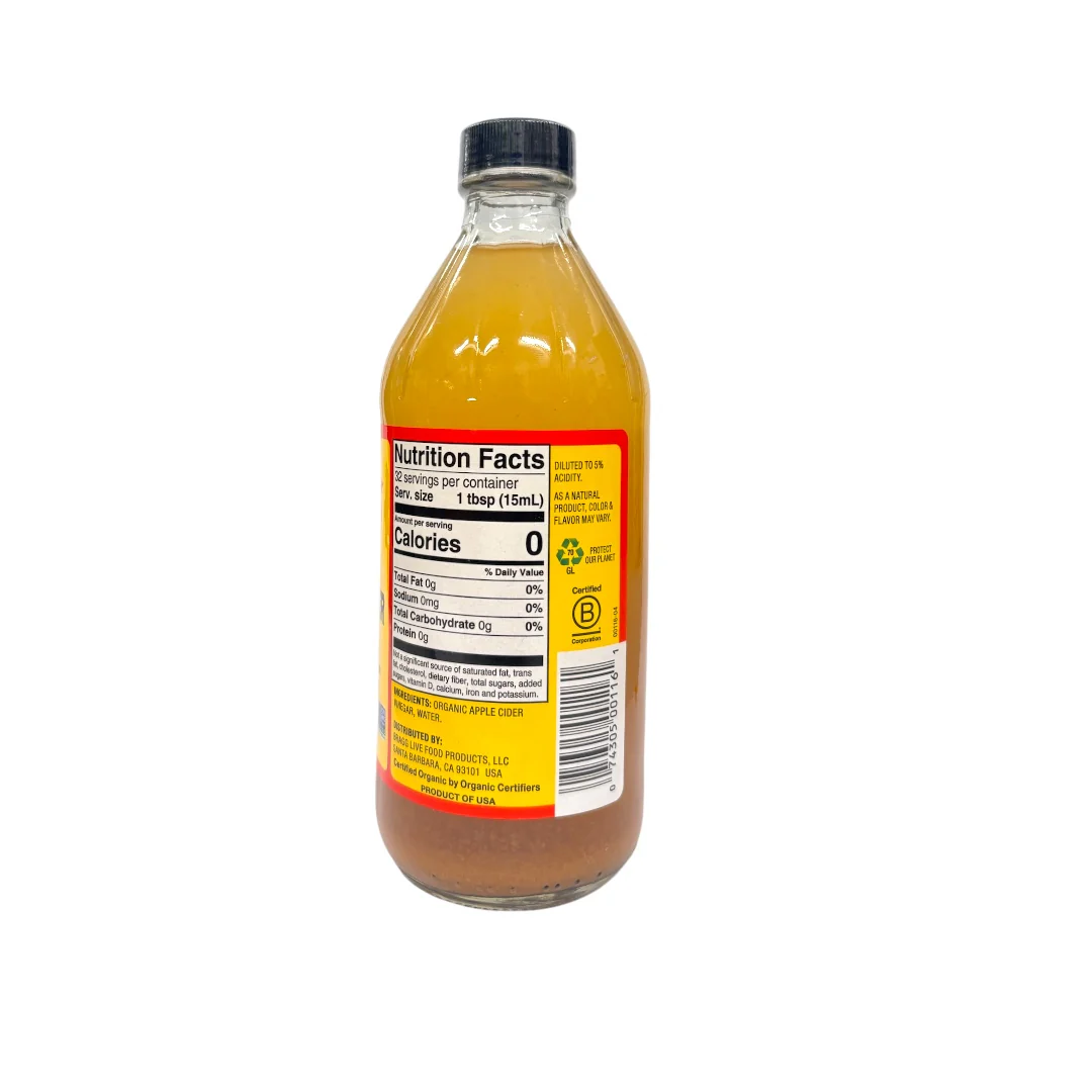 Bragg Organic Apple Cider Vinegar 16oz - Image 2