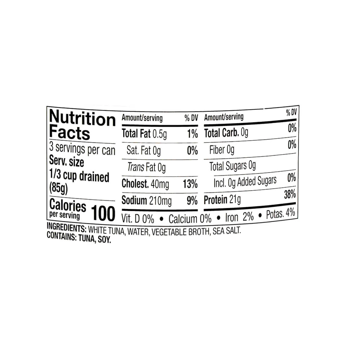 Bumble Bee Solid White Albacore Tuna in Water 12oz - Image 2