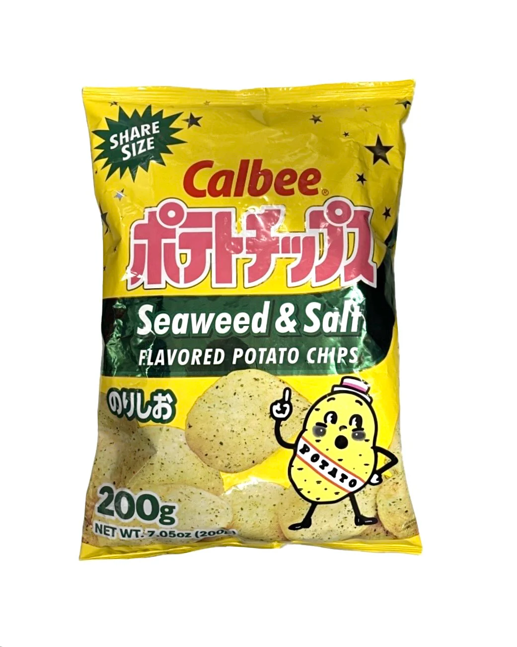 Calbee Seaweed & Salt Potato Chips 7.5oz