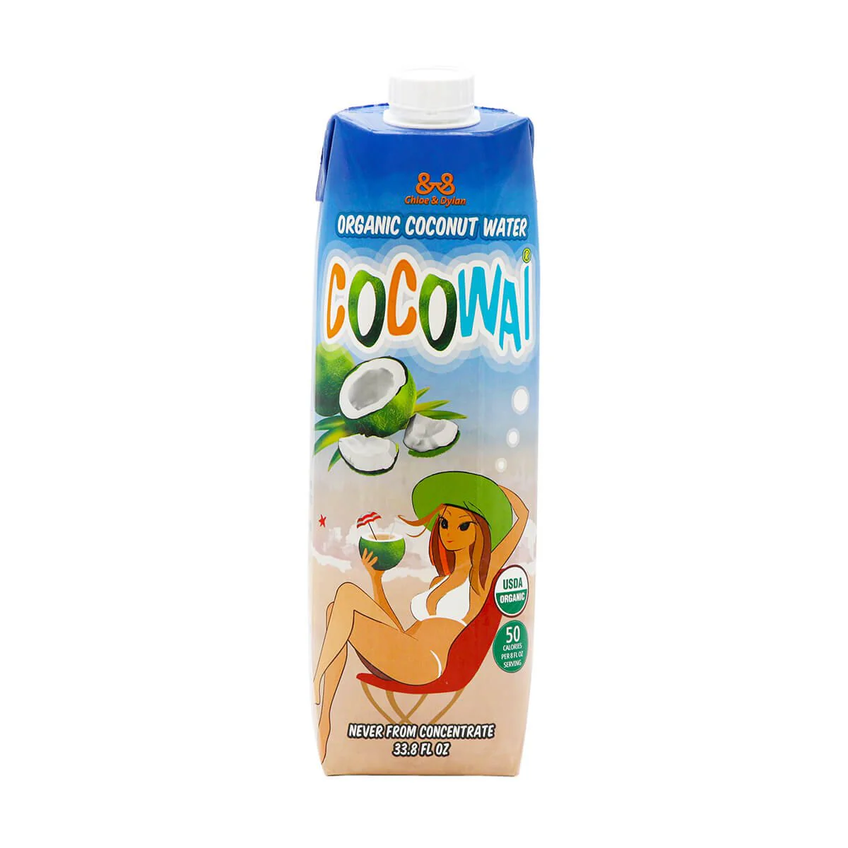 Chloe & Dylan Organic Coconut Water Cocowai 33.8fl.oz