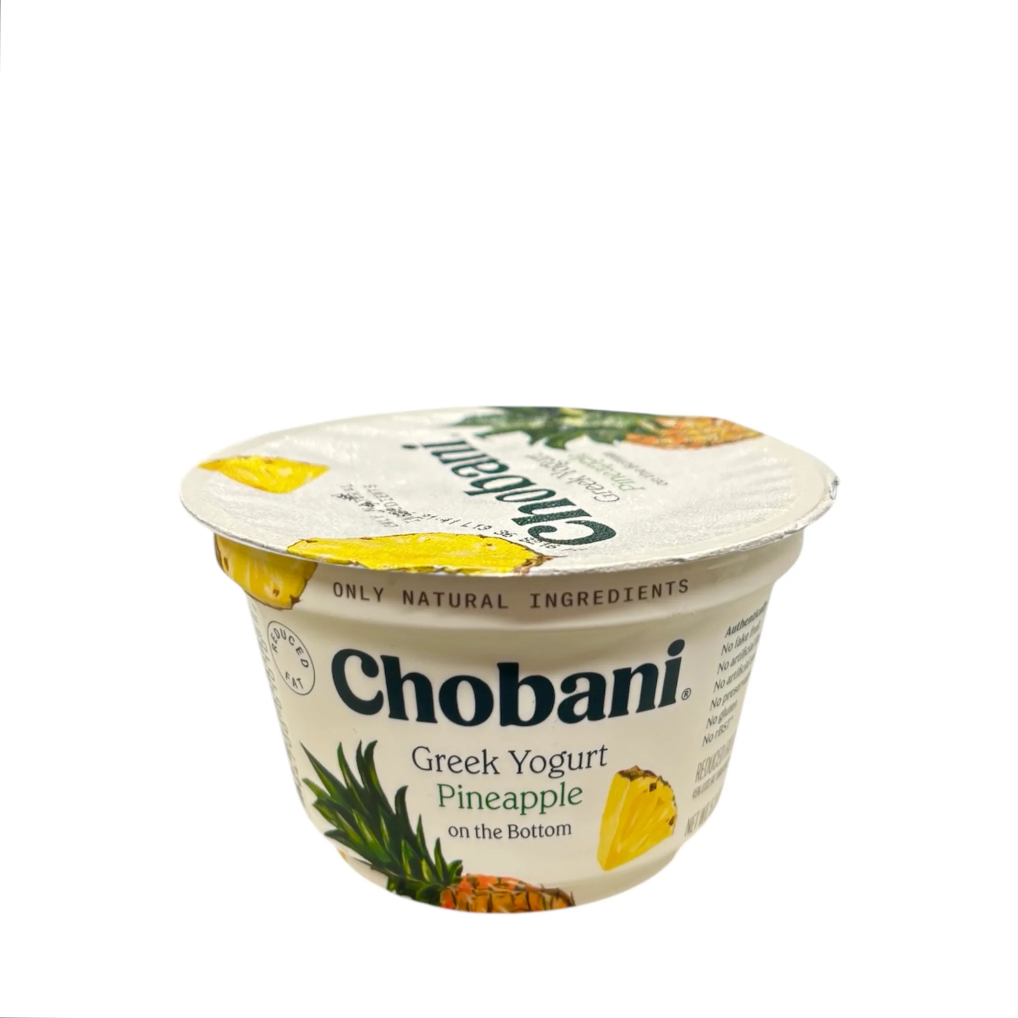 Chobani 2% Milk Fat Pineapple 5.3Oz