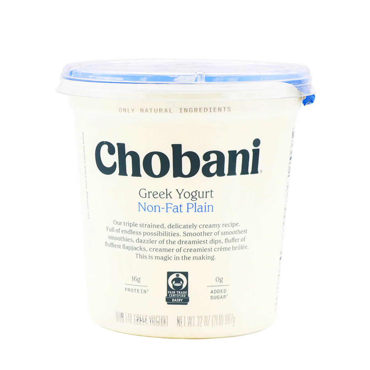 Chobani Greek Yogurt Non-Fat Plain 32oz