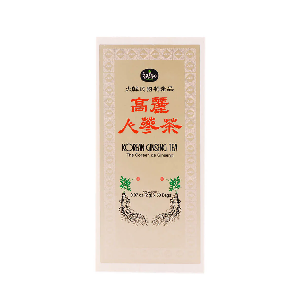 Choripdong Korean Ginseng Tea 50 Tea Bags x 2g