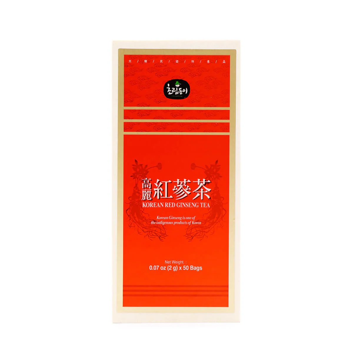 Choripdong Korean Red Ginseng Tea 50 Tea Bags x 2g