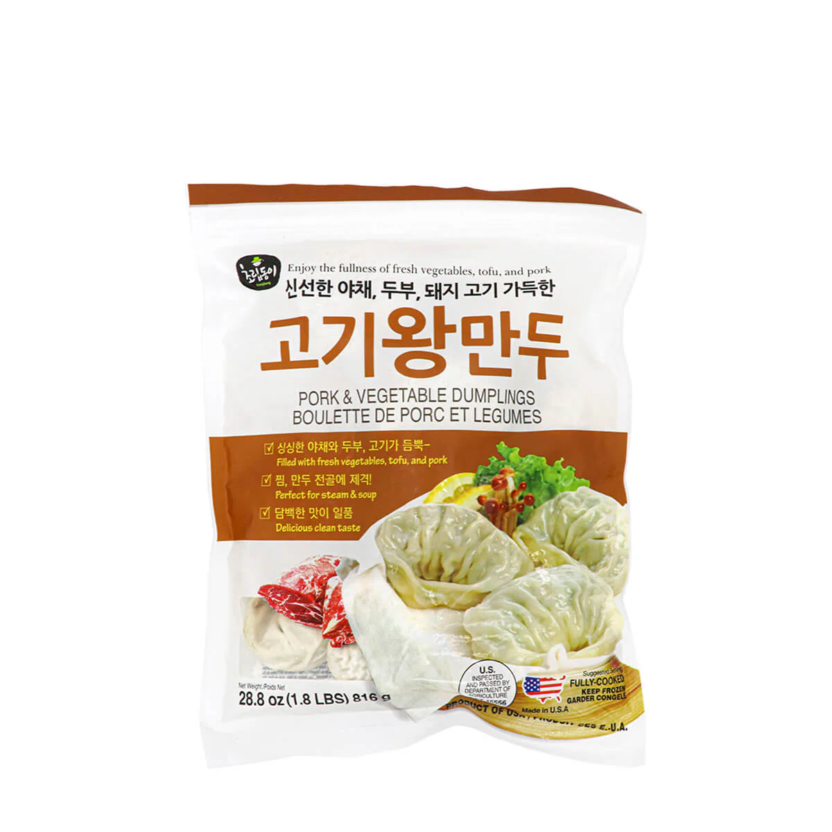 Choripdong Pork & Vegetable Dumplings 1.8lb
