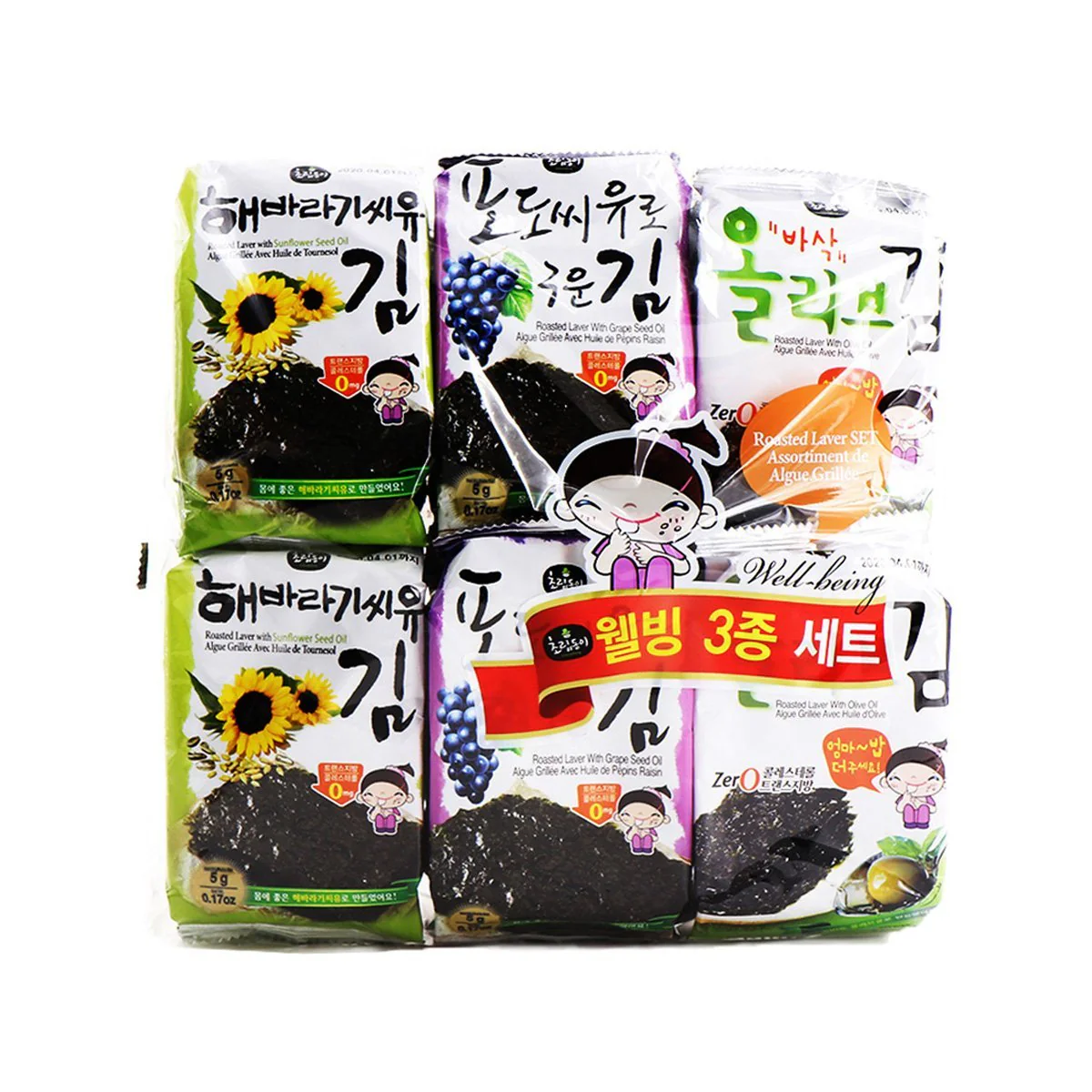 Choripdong Roasted Multi Laver Set 5g x 12 pks, 60g