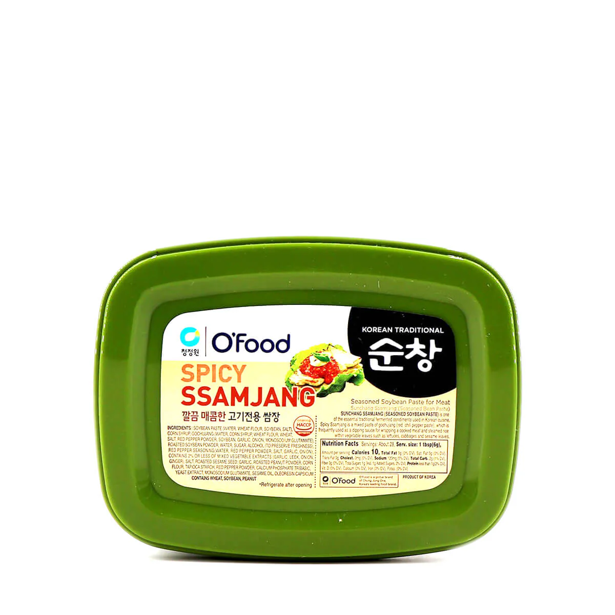 Chung Jung One Spicy Ssamjang Original Seasoned Soybean Paste 6.0oz - Image 2