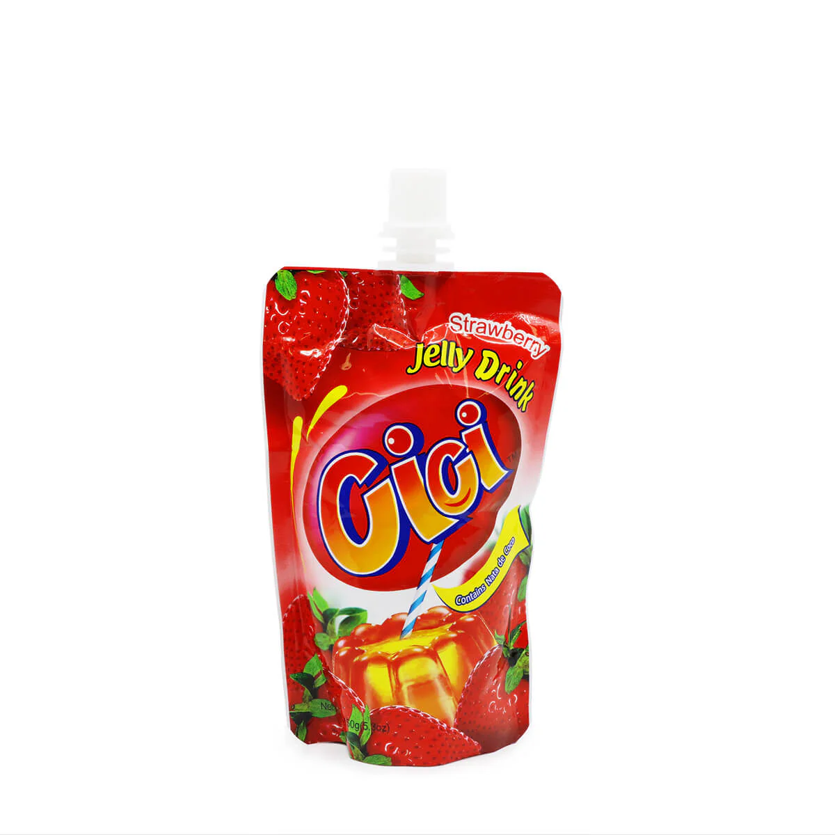 Cici Jelly Drink Strawberry Flavor 5.3oz