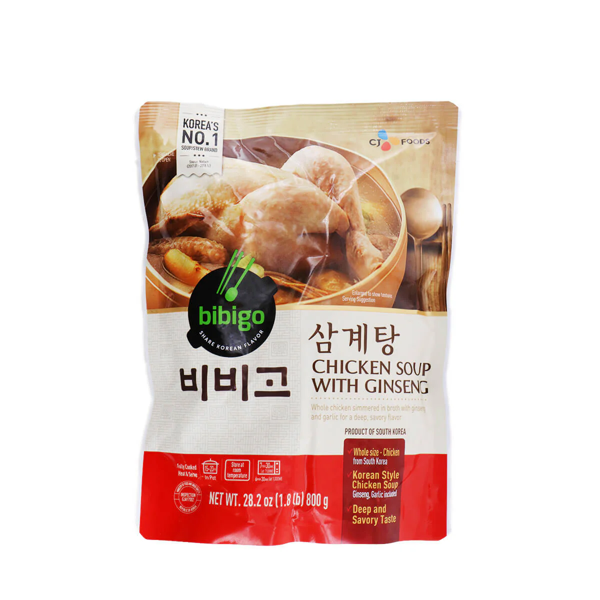CJ Bibigo Chicken Soup with Ginseng 28.2oz