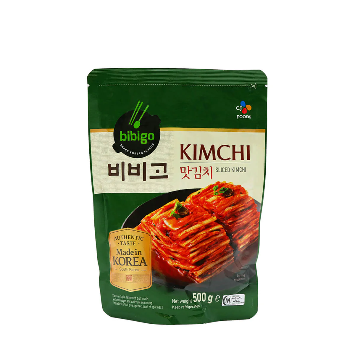CJ Bibigo Sliced Kimchi 500g
