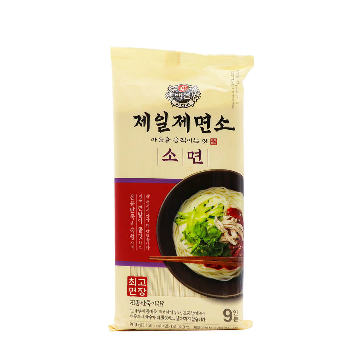 Beksul Korean style noodle(Somen) 900g
