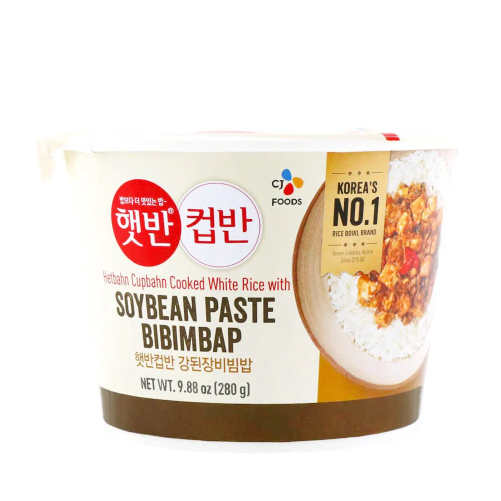 CJ Cooked White Rice with Soybean Paste Bibimbap 280g