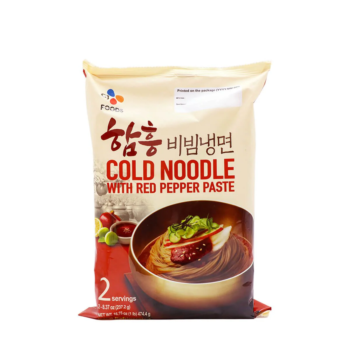 CJ Foods Cold Noodle Red Pepper Paste 16.75oz