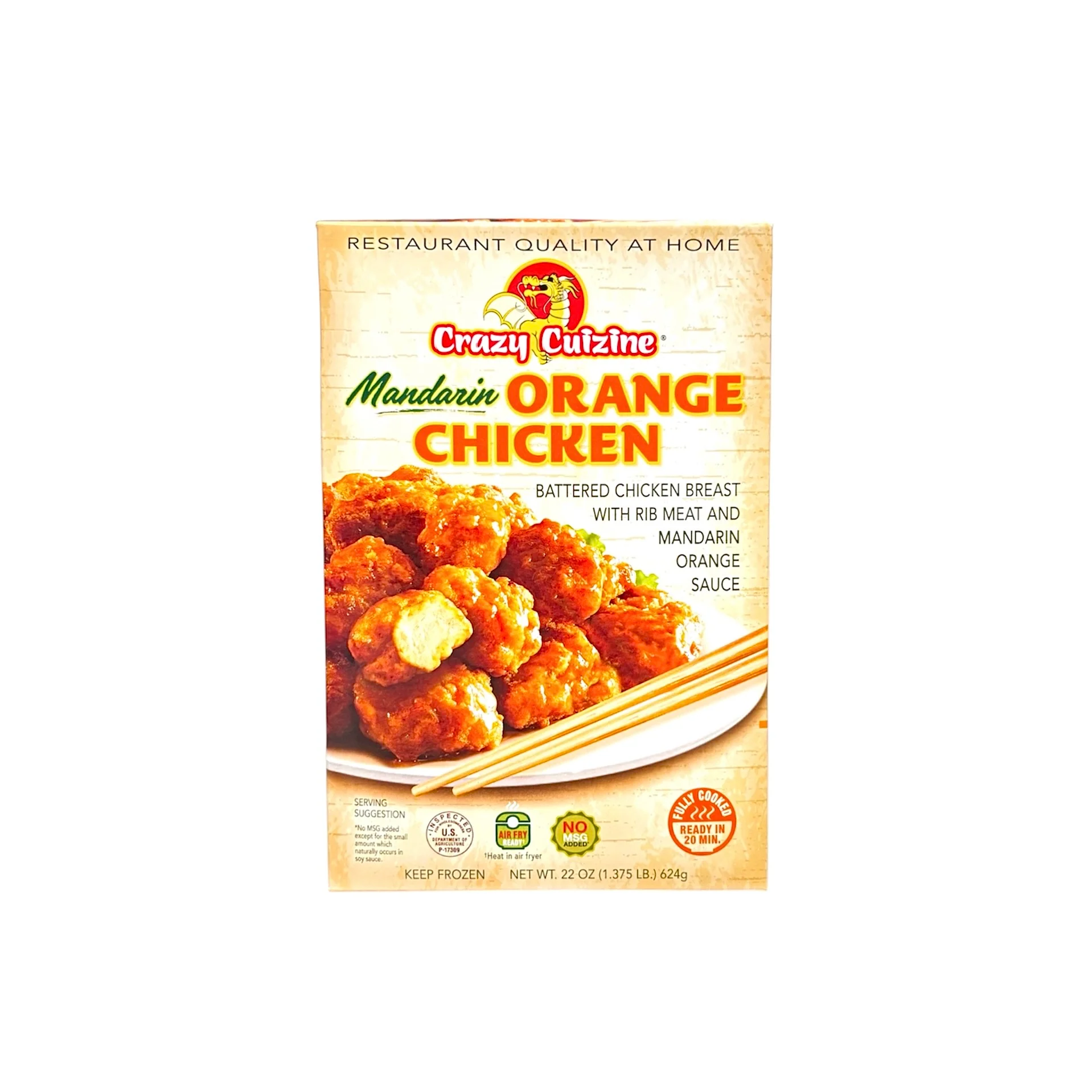 Crazy Cuizine Orange Chicken 22Oz