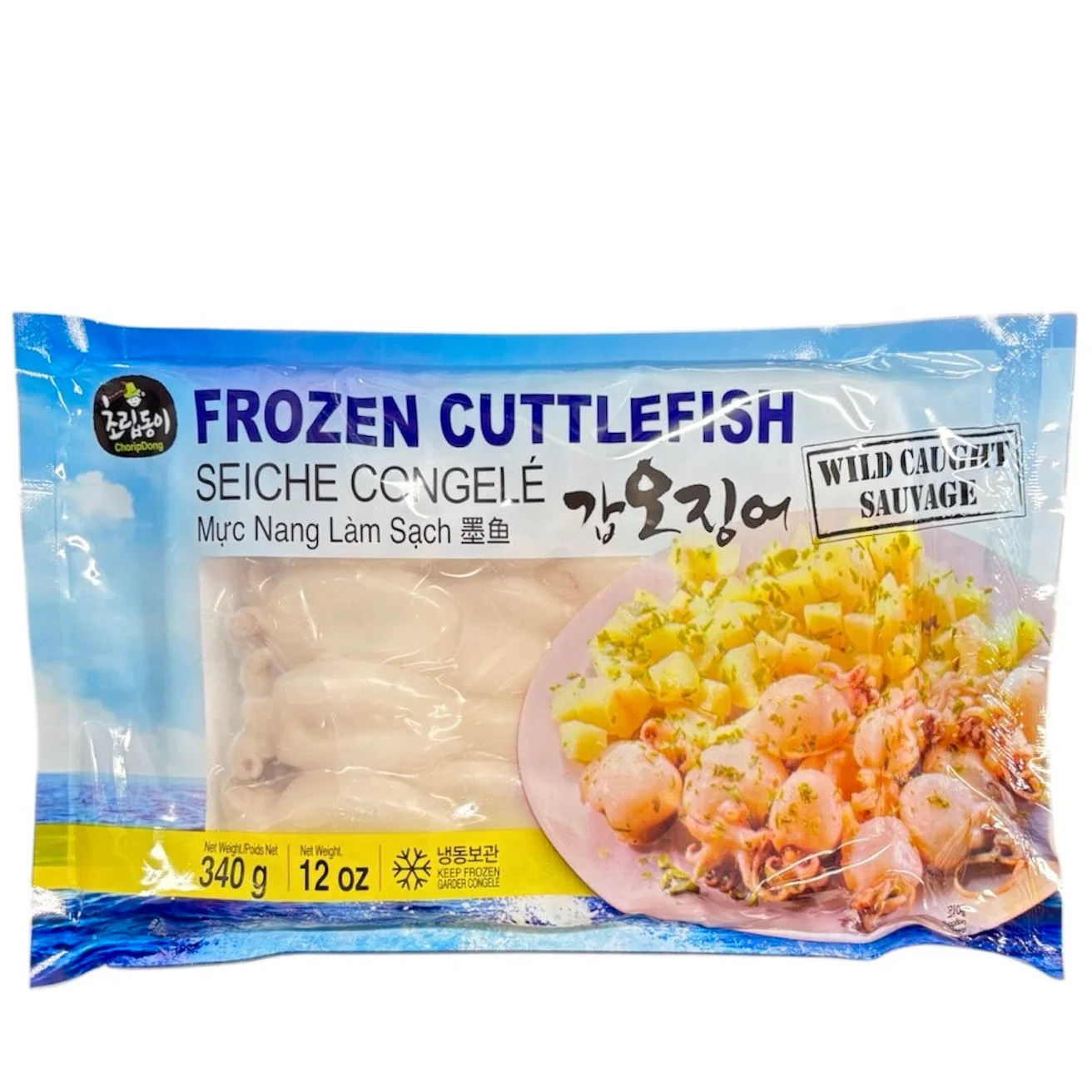 Crd Frozen Cuttlefish 12Oz