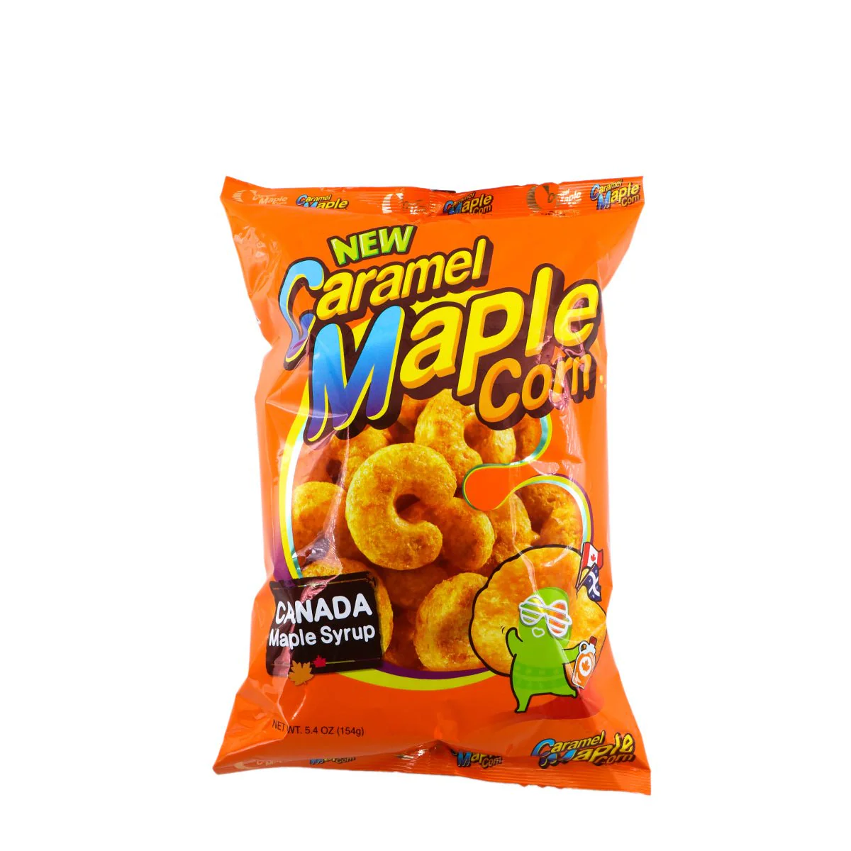 Crown Caramel Maple Corn Snack 154g