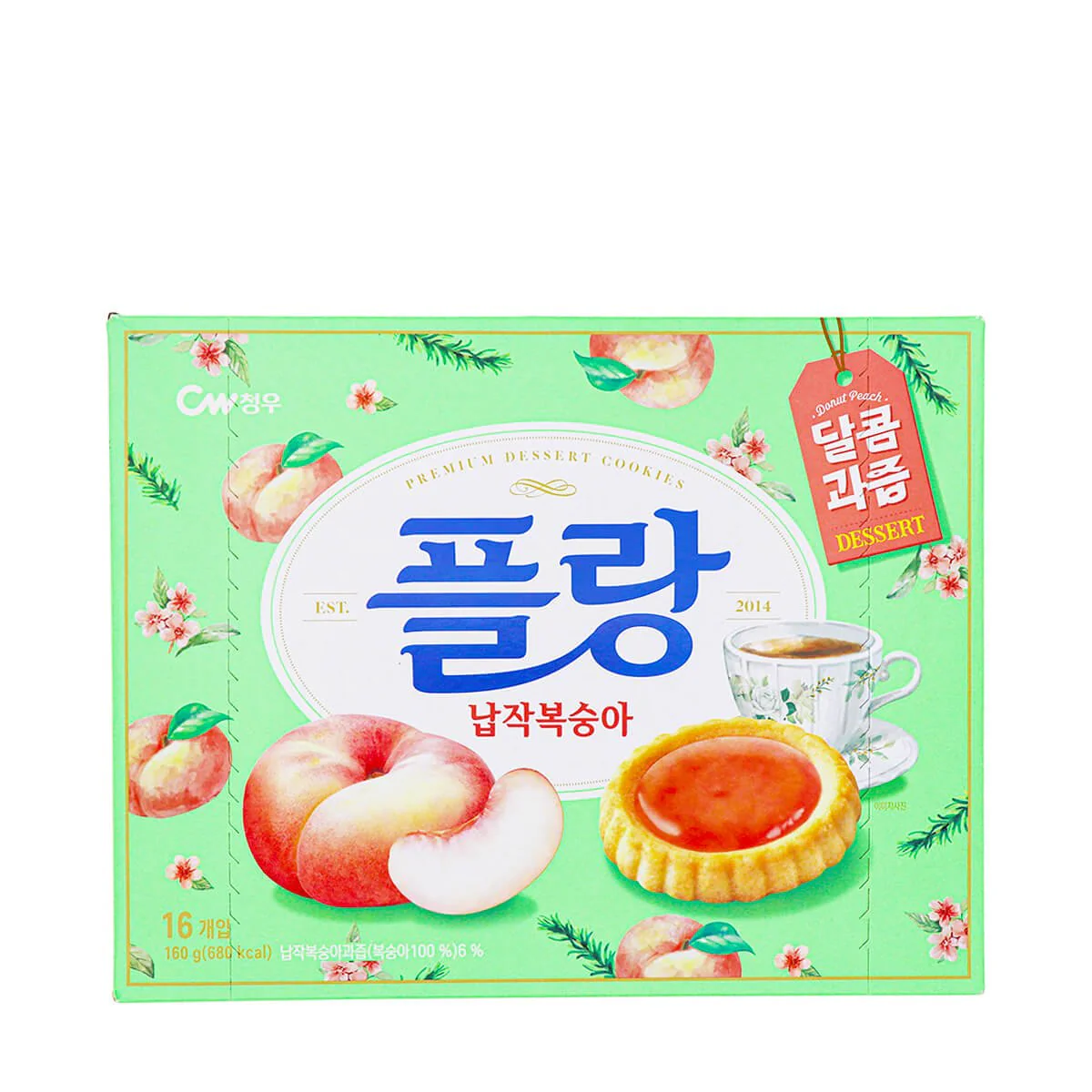 CW Premium Dessert Cookies Donut Peach Tart 160g