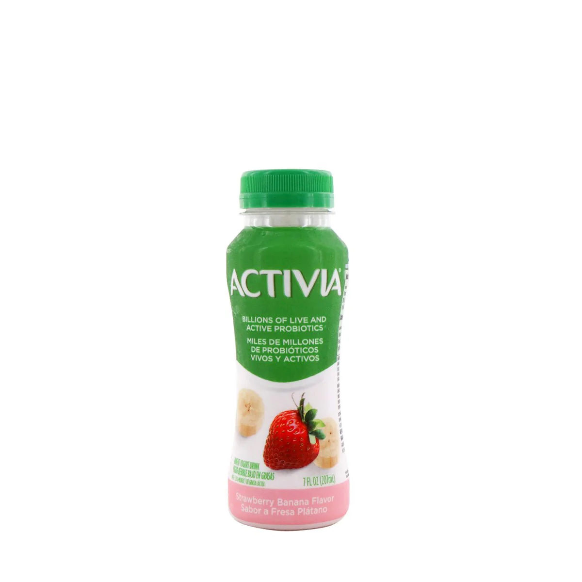Activia Strawberry Banana Probiotic Drink 7oz