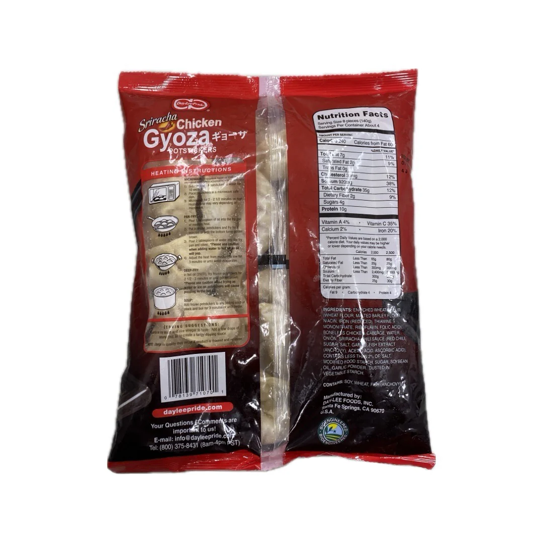 Dl-Prde Sriracha Chicken Gyoza 21Oz - Image 2