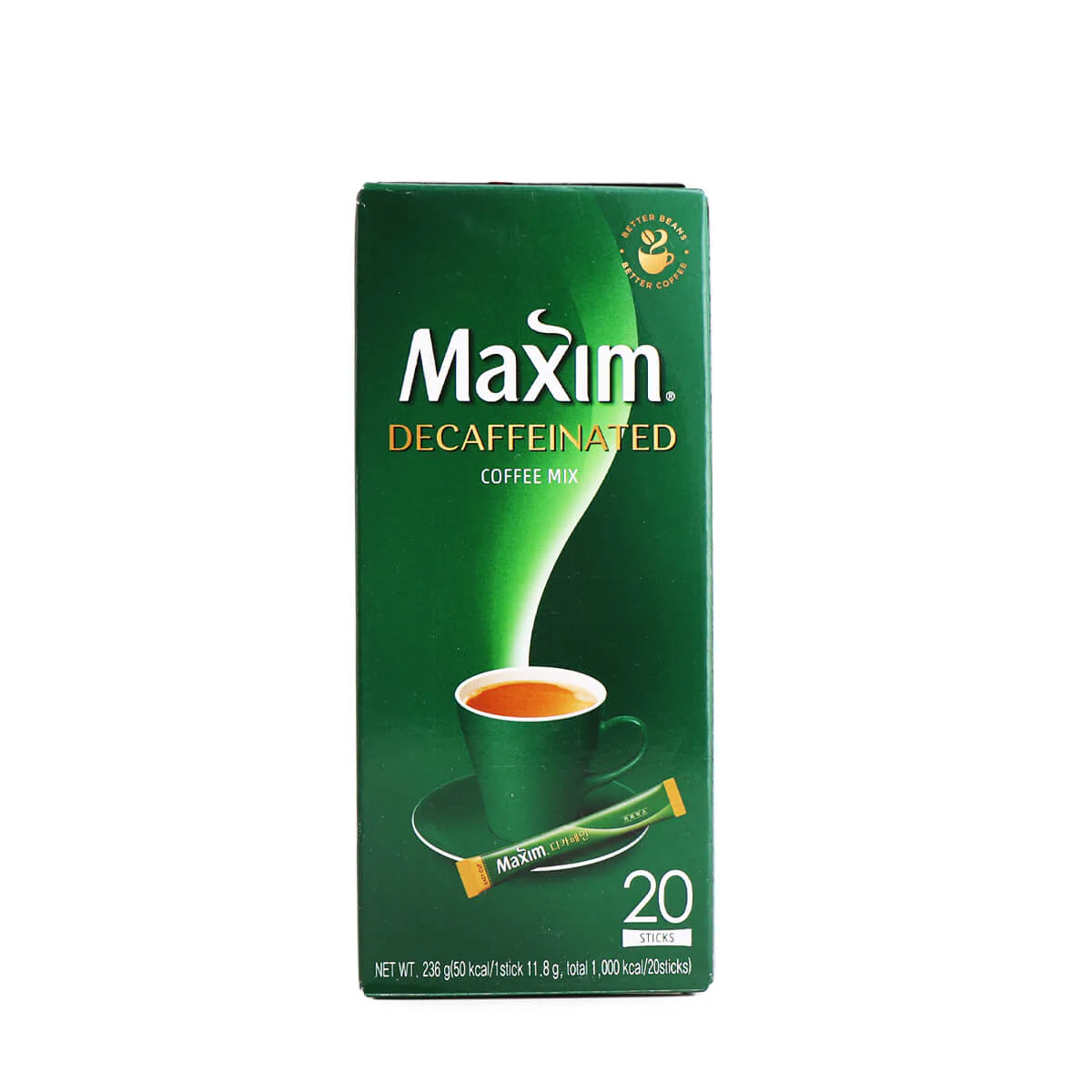Maxim Decaffeinated Coffee Mix 20 Sticks, 8.32oz
