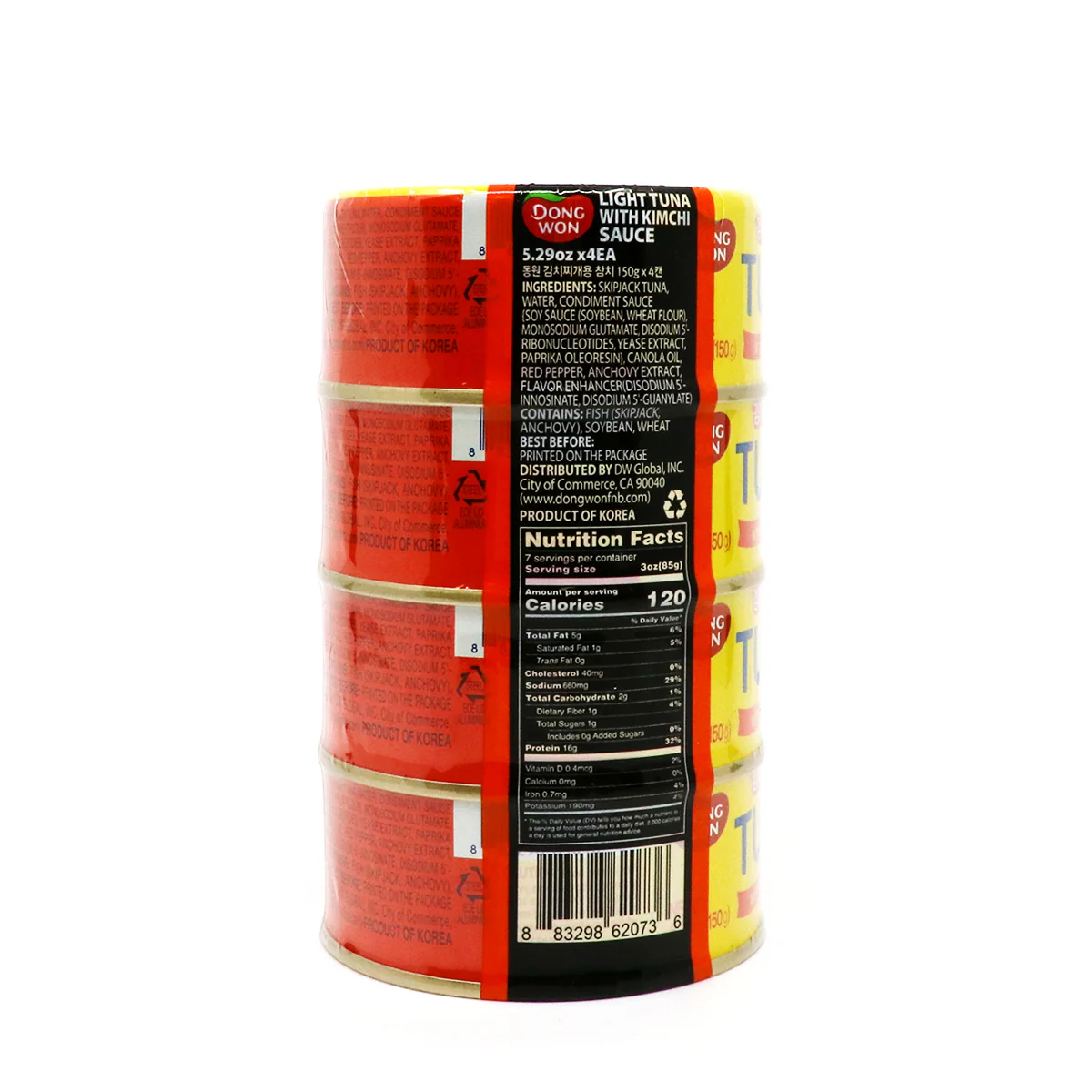 Dongwon Tuna for Kimchi Stew 4 Cans, 21.2oz - Image 2