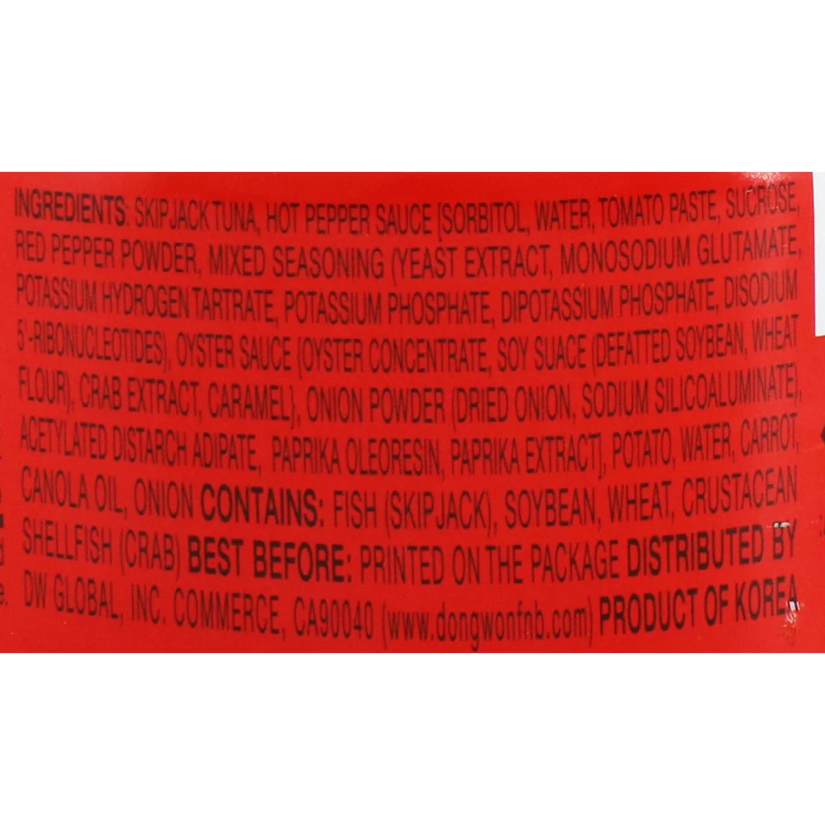 Dongwon Tuna Hot Pepper Sauce 150g - Image 3