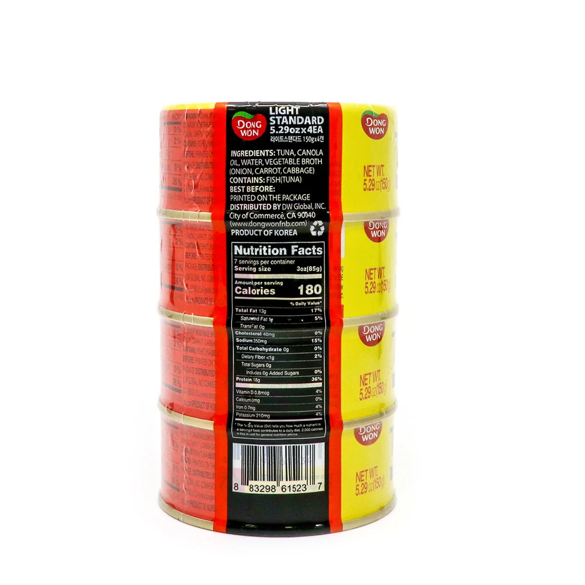 Dongwon Tuna Light Standard 150g (Pack of 4) - Image 2