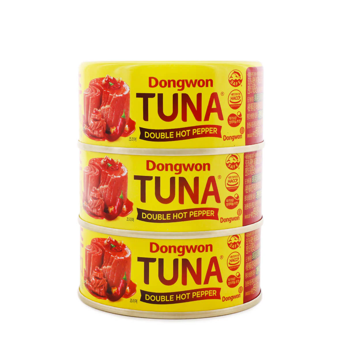 Dongwon Tuna with Double Hot Pepper Sauce 3 packs, 450g