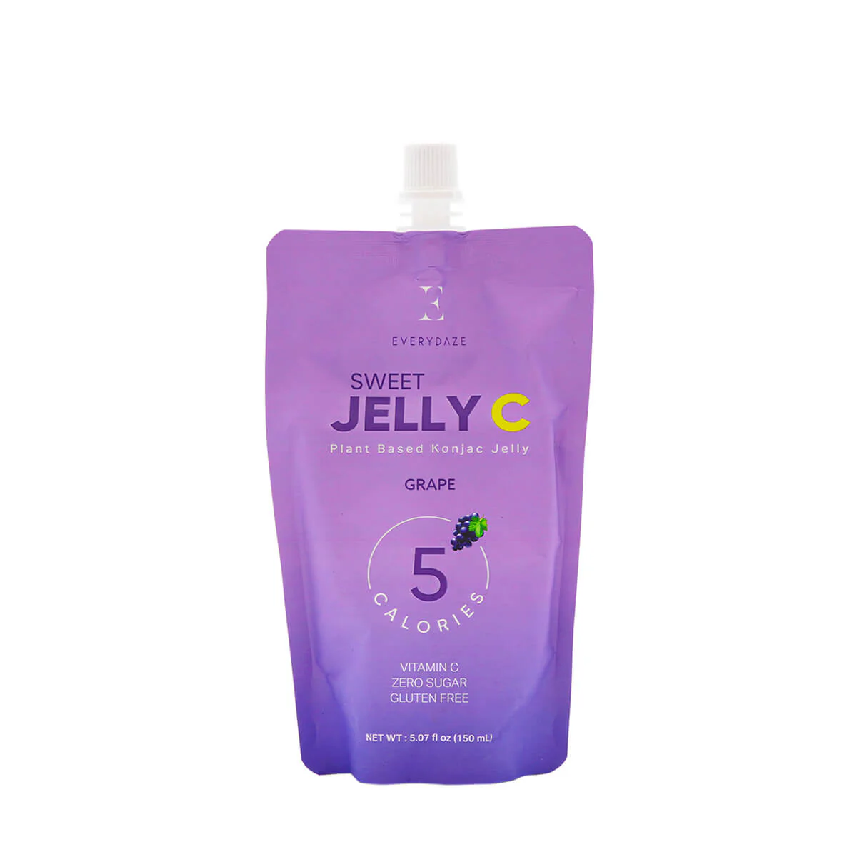 Everydaze Sweet Jelly C Plant Based Konjac Jelly Grape 5.07fl.oz