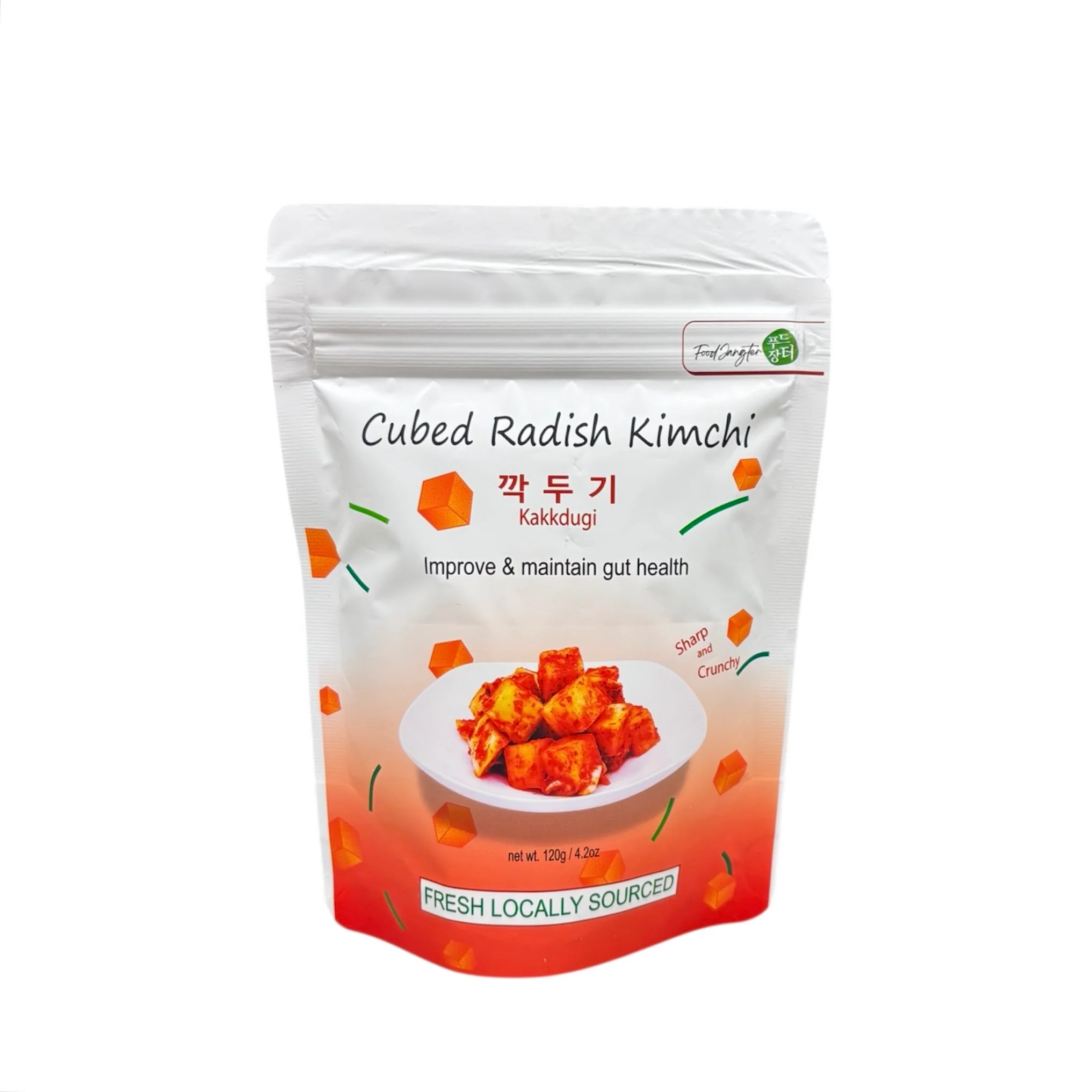 Food Jangter Cubed Radish Kimchi 4.2oz