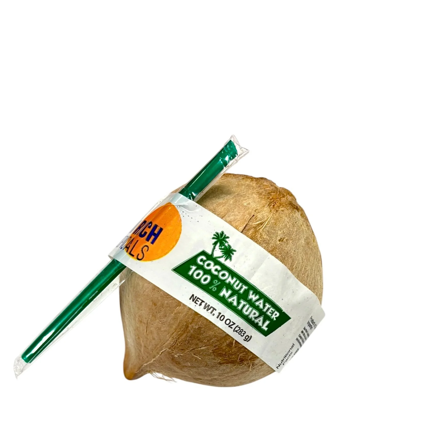 Fresh Straw Coconut 1 Each