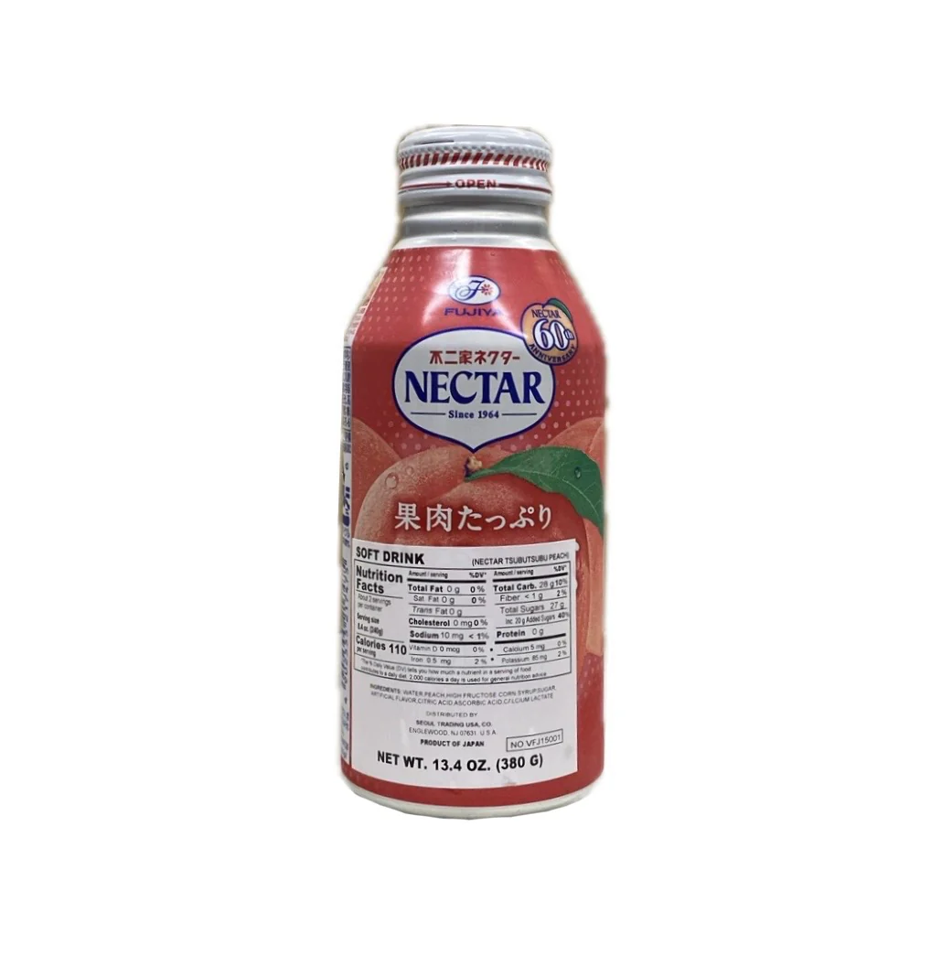 Fujiya Nectar White Peach 13.4oz - Image 2