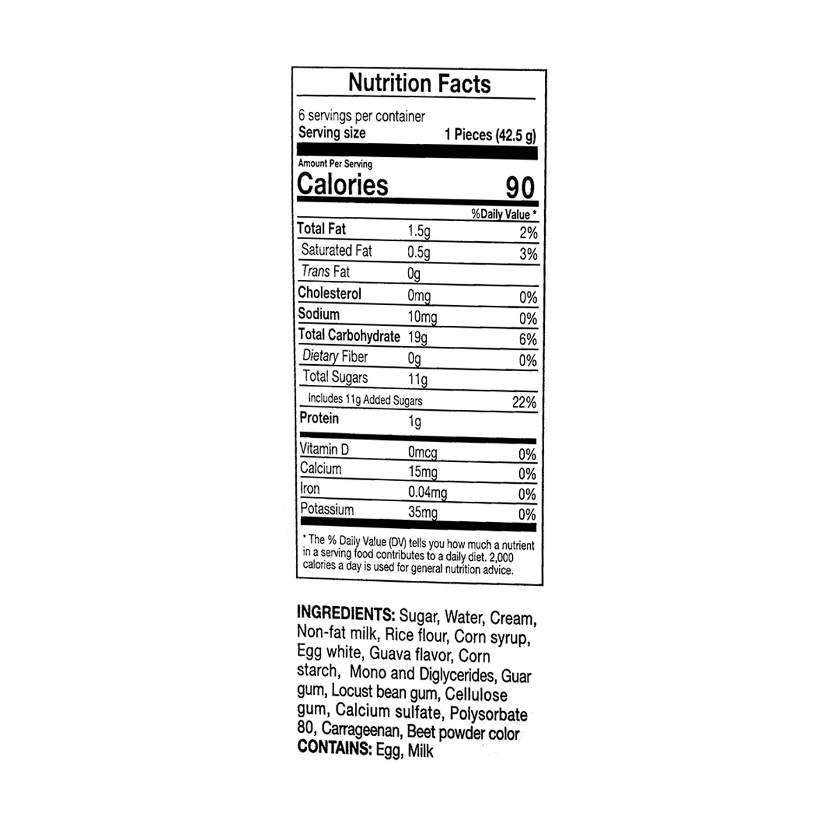 Greenhat Guava Mochi Ice Cream 9oz - Image 2