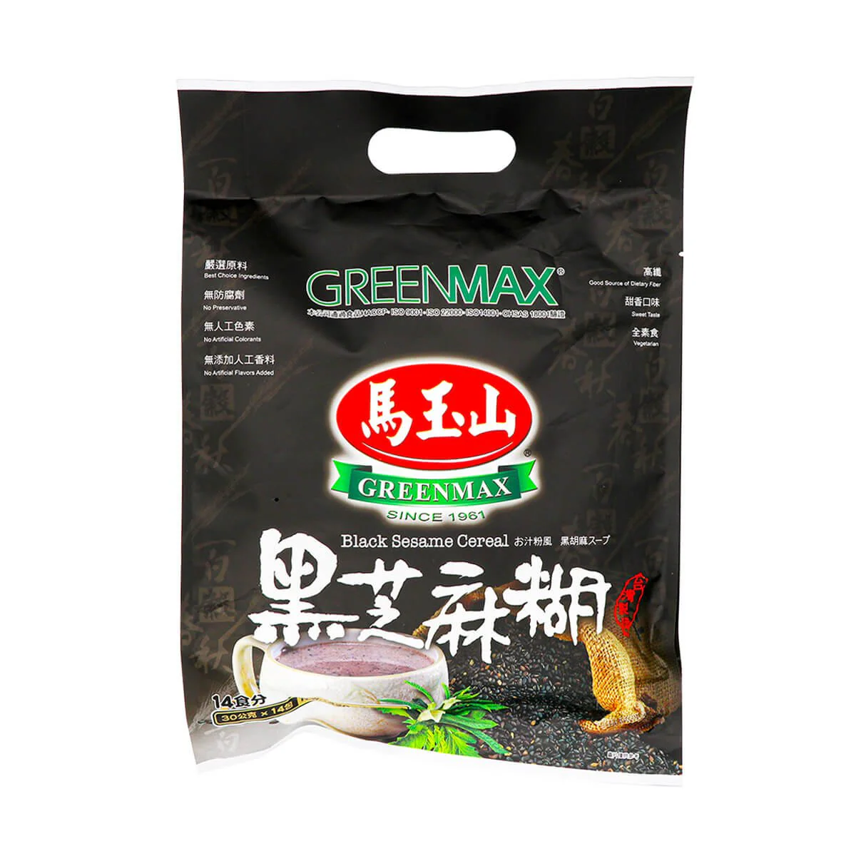 Greenmax Black Sesame Cereal 14.8oz