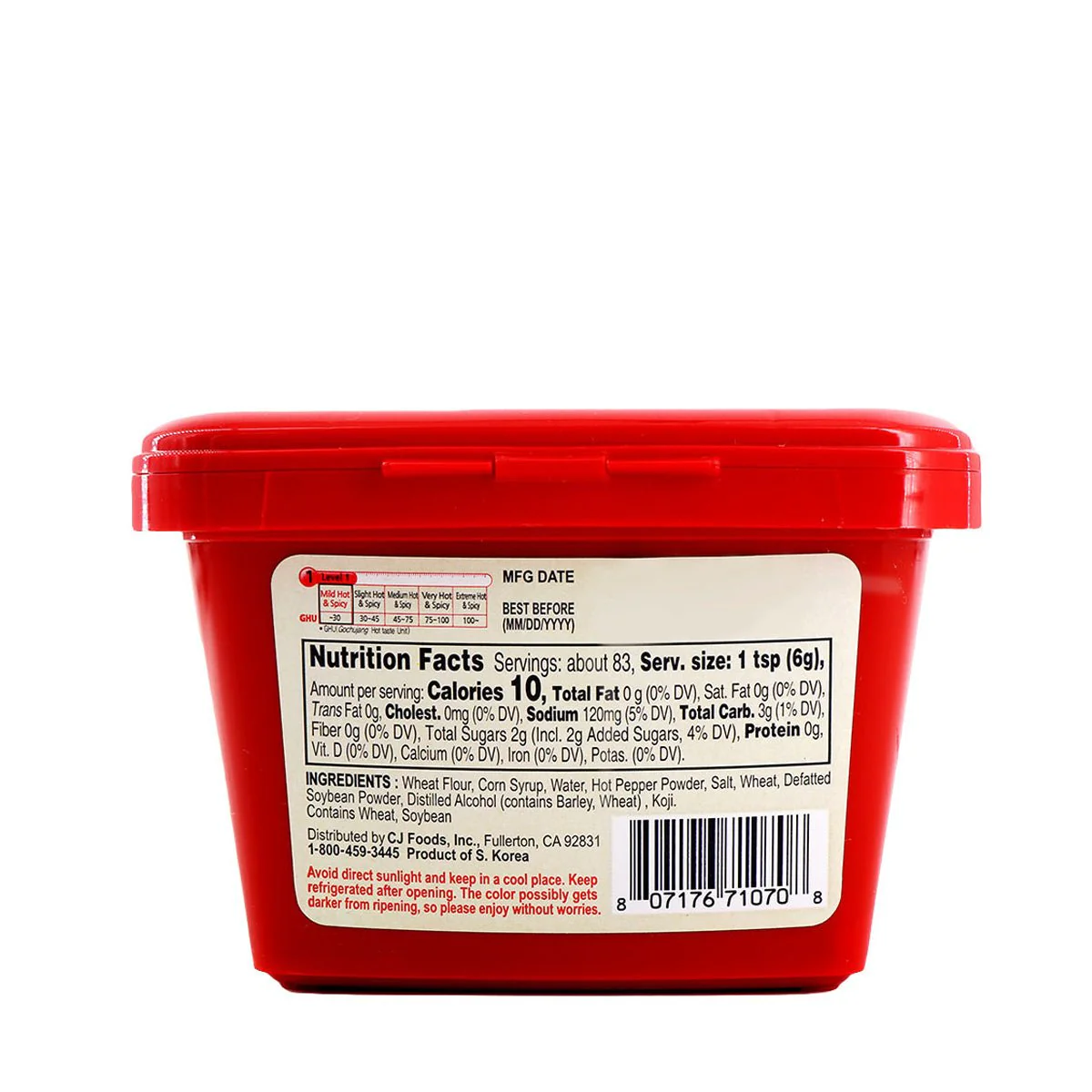 Haechandle Mild Hot Pepper Paste 1.1lb - Image 2