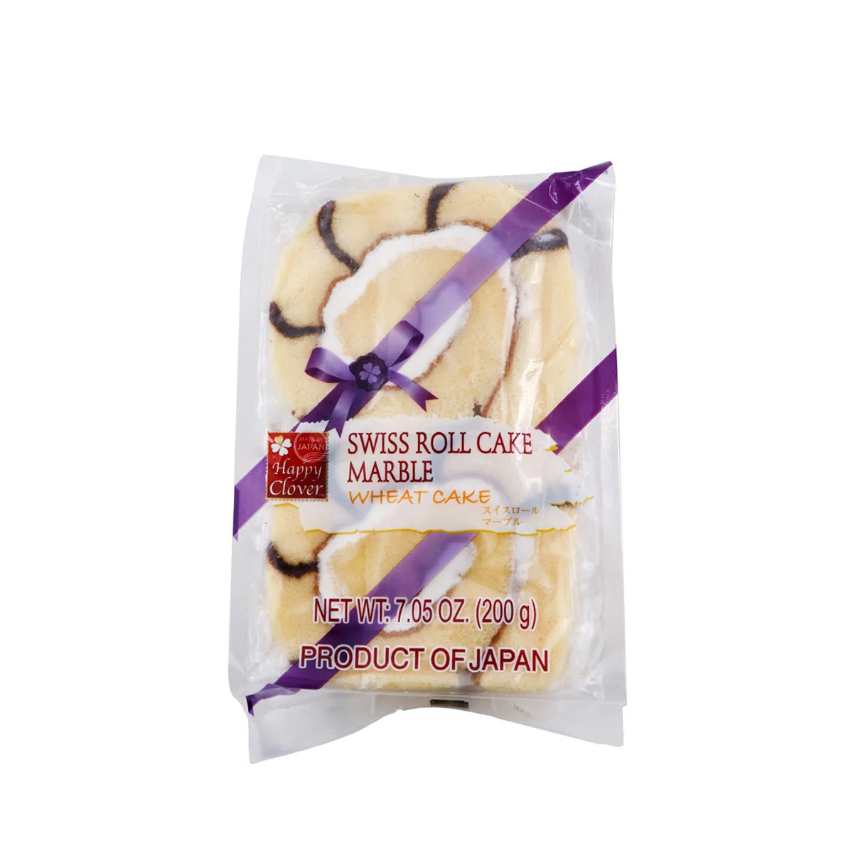 Happy Clover Swiss Roll Cake Marble 7.05oz