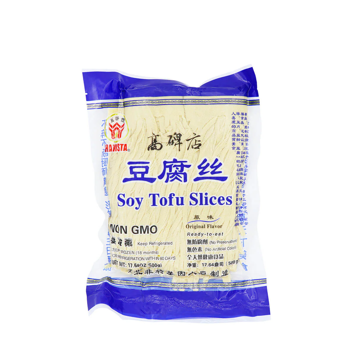 Havista Soy Tofu Slices Original Flavor 500g