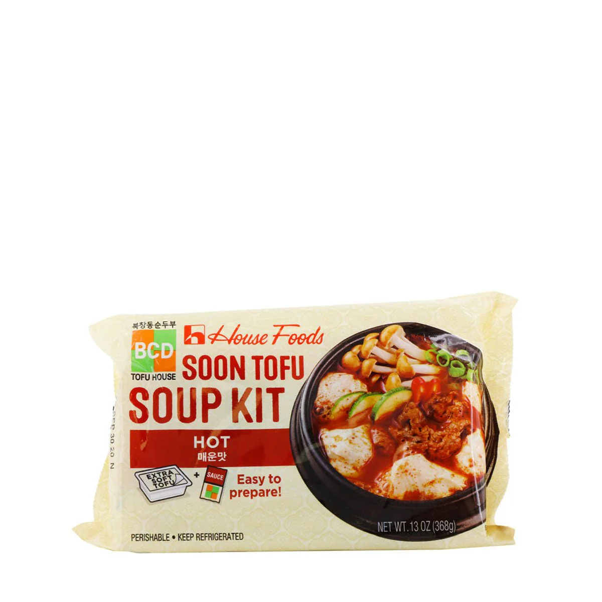 House Foods BCD Soon Tofu Soup Kit Hot 13oz