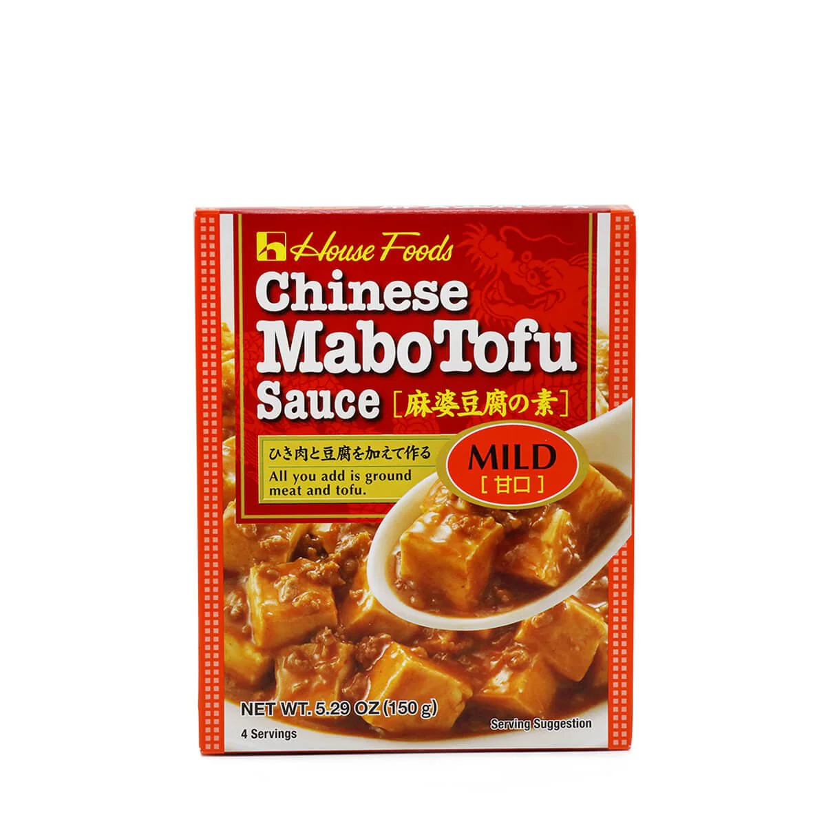 House Foods Chinese Mabo Tofu Sauce Mild 5.29oz