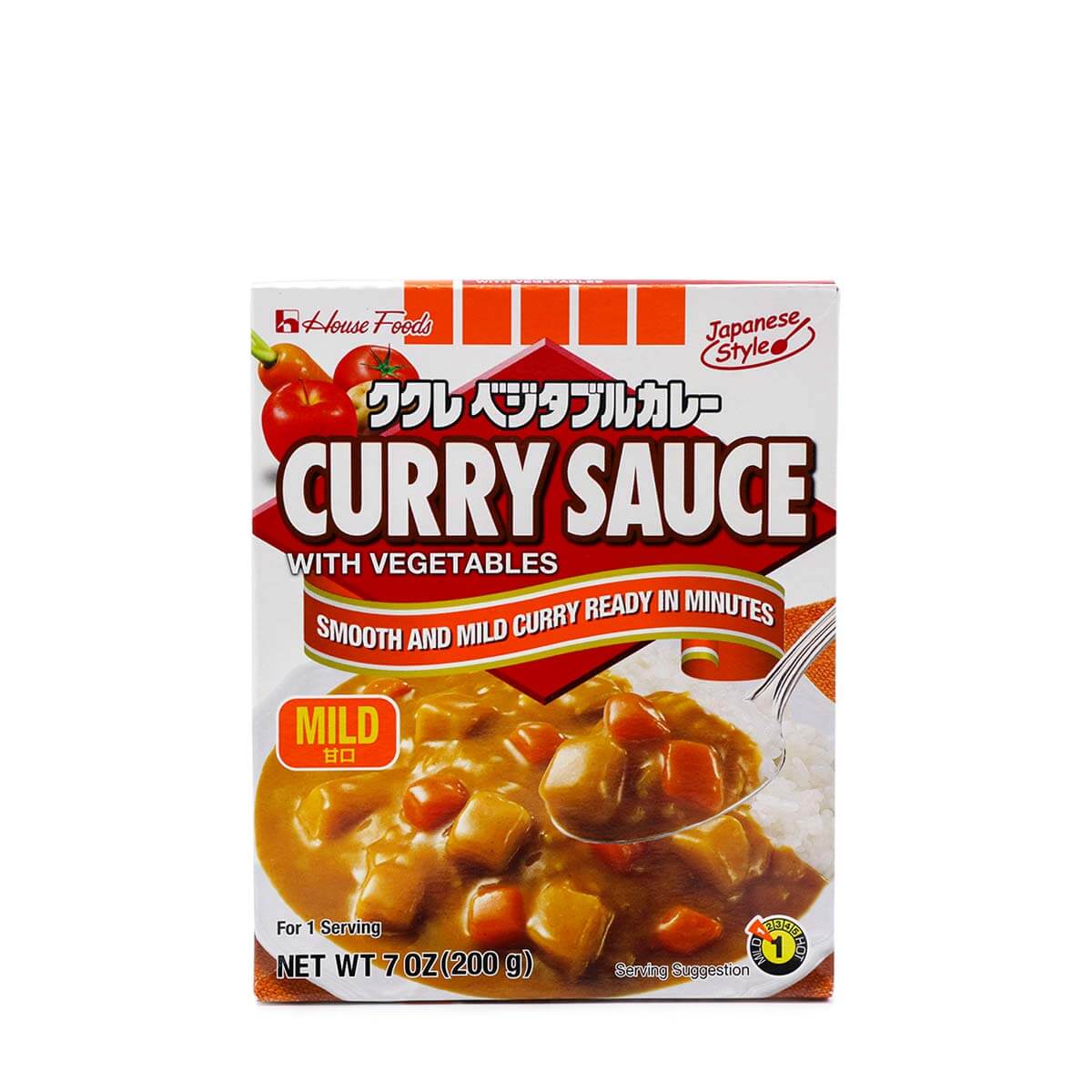 House Foods Curry Sauce with Vegetables Mild 7.4oz
